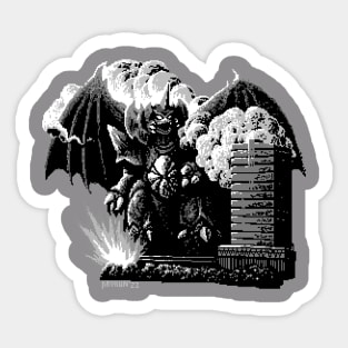 Destoroyah BW Sticker